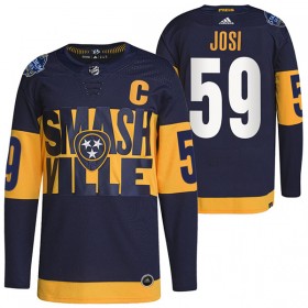 Nashville Predators Trikot Roman Josi 59 Adidas 2022 Stadium Series Authentic - Herren
